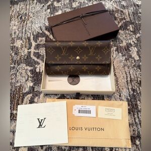 NWT Vintage Louis Vuitton M61215 Monogram Porte Tresor International Long Wallet